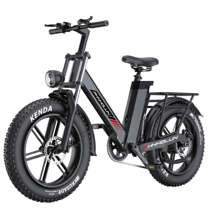 PHNHOLUN C6 PRO – Bicicleta eléctrica de doble suspensión - Batería de 48 V 17,5 Ah - Motor de 1000 W - Autonomía máxima de 120 km - Image 1