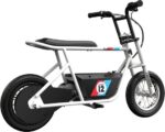 Razor Rambler 12 - Minibicicleta eléctrica estilo retro de 12-24 V - 23 km/h - Blanca - Image 3